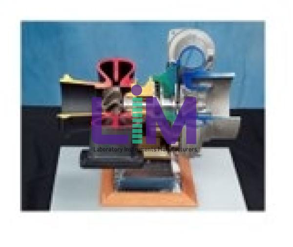 Cut-Away Model of Turbocharger
