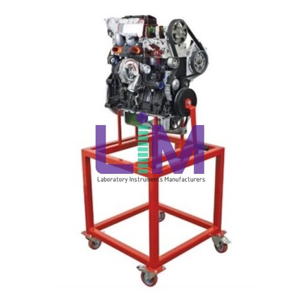Engine Trainer Diesel Common Rail engine with all components, Break-Out Boxes and OBD